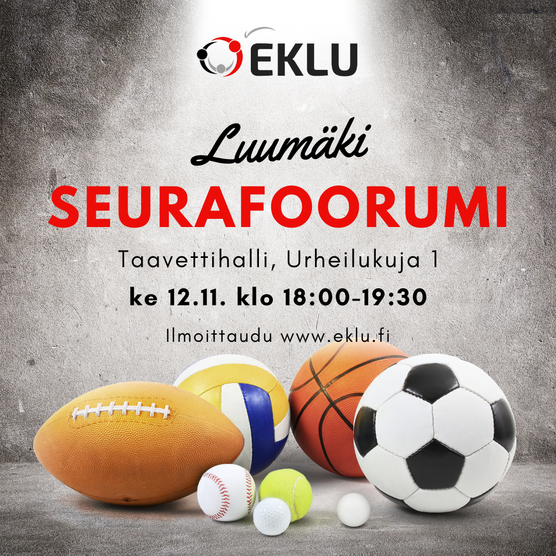 Seurafoorumitilaisuuden mainos