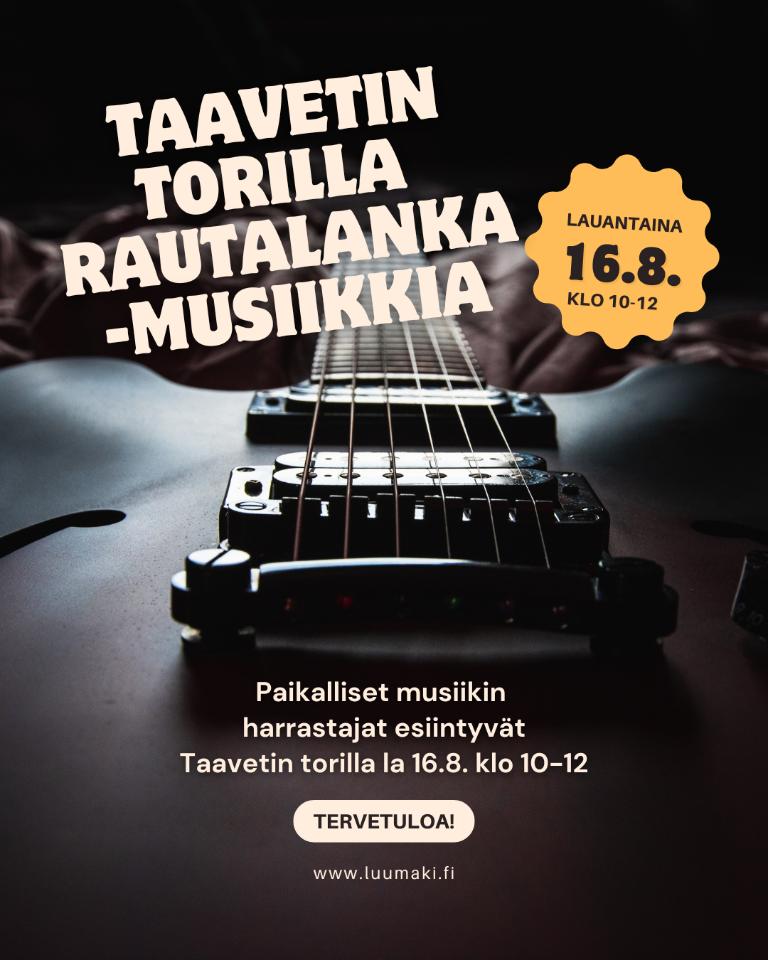 Taavetin torilla rautalankamusiikkia