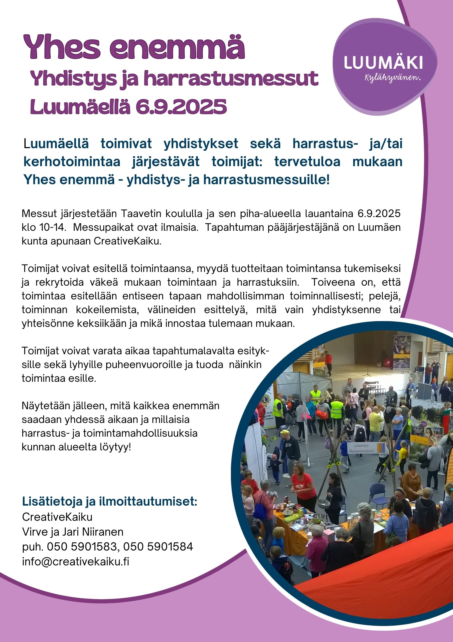 Yhes enemmä -messujen tiedote