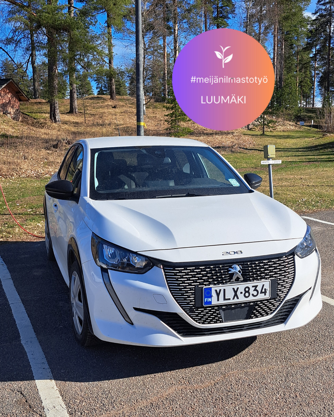 Kuva yhteiskäyttöautosta